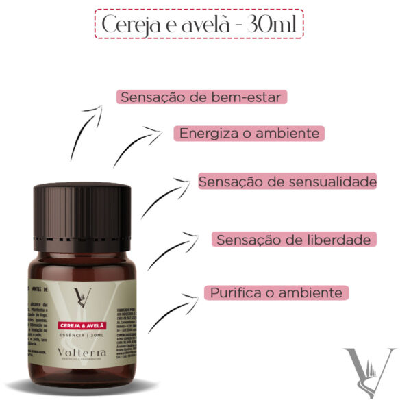 Essência Volterra Cereja e Avelã 30ml - Image 3