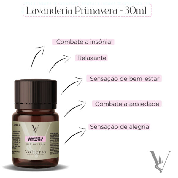 Essência Volterra Lavanderia Primavera 30ml - Image 3